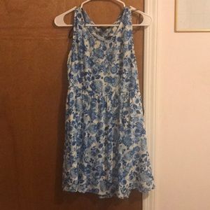 Blue flower dress
